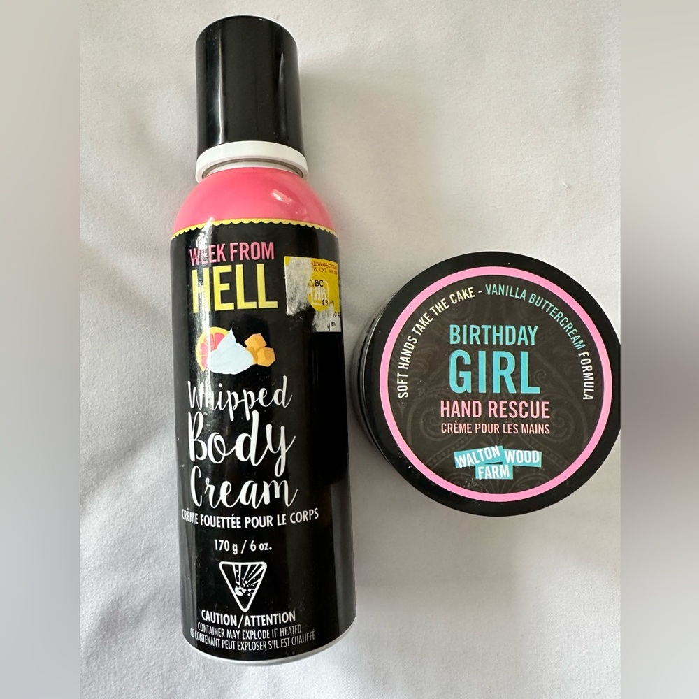 Week from hell and birthday girl hand cream